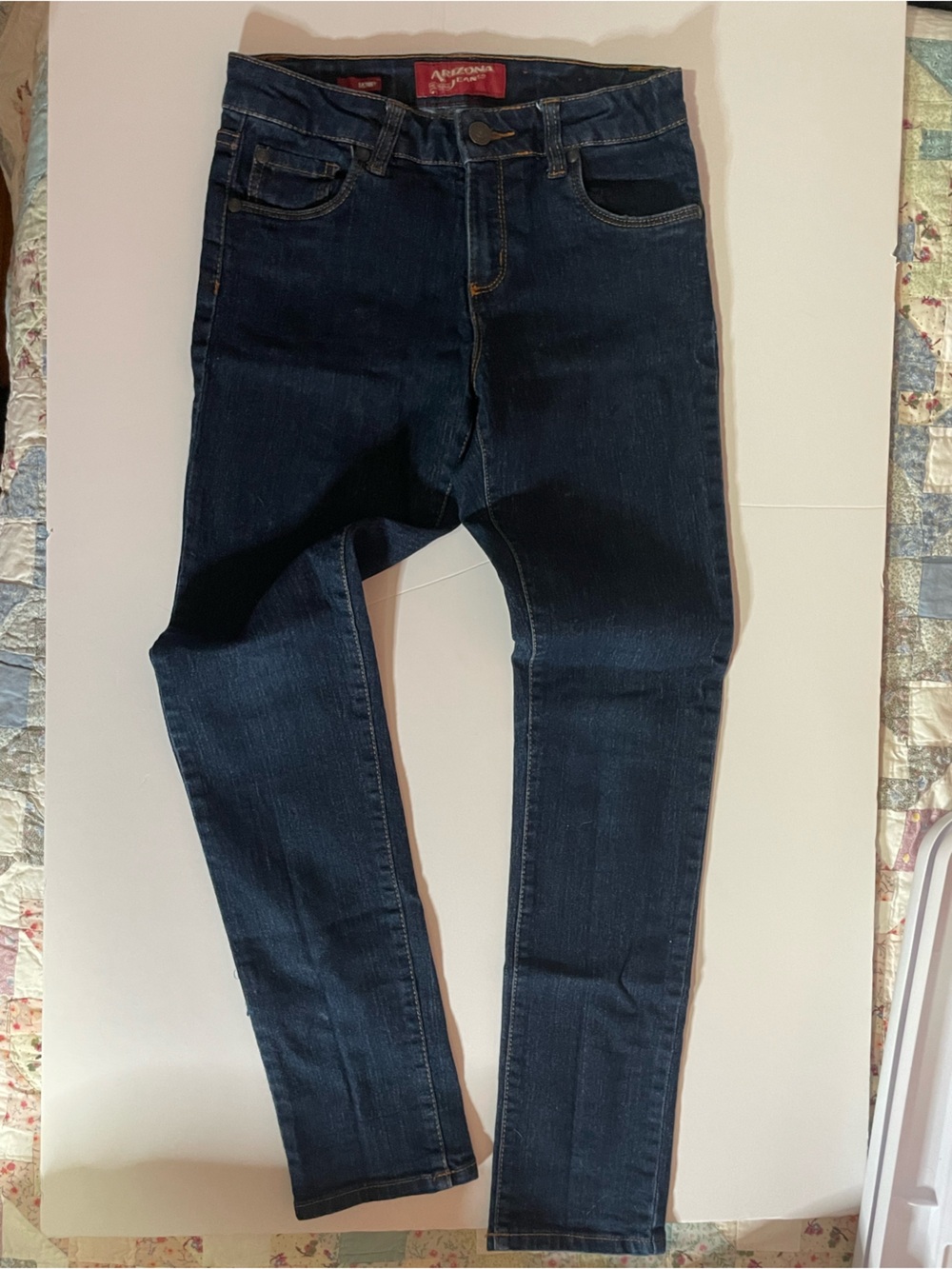 Arizona Dark Indigo Kids Skinny Jeans